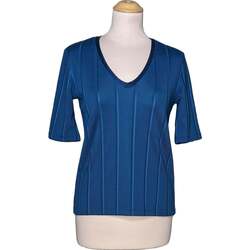 Vêtements Leg T-shirts & Polos Mango top manches courtes  36 - T1 - S Bleu Bleu