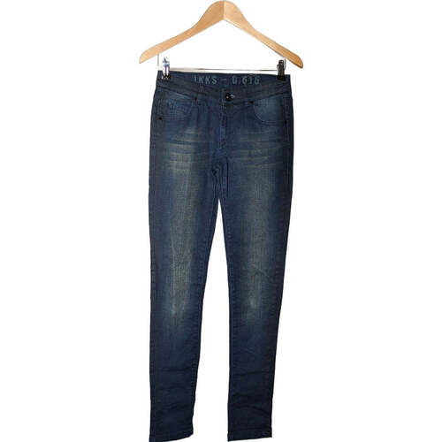 Vêtements Femme TEEN Jeans Ikks jean droit femme  36 - T1 - S Bleu Bleu