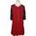 Vêtements Femme Robes courtes The Kooples robe courte  34 - T0 - XS Rouge Rouge