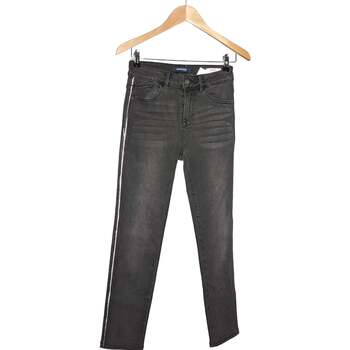 jeans bonobo  jean slim femme  36 - t1 - s gris 