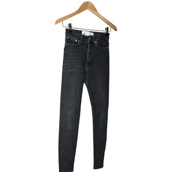 Vêtements Femme Jeans Zara jean droit femme  34 - T0 - XS Noir Noir