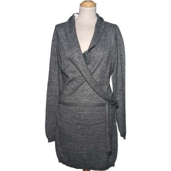 robe courte sisley  robe courte  40 - t3 - l gris 