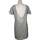 Vêtements Femme Longueur en cm robe courte  38 - T2 - M Gris Gris