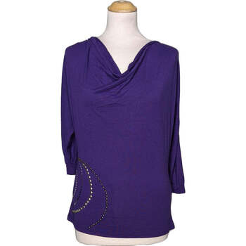 Vêtements Femme T-shirts monochrome & Polos Morgan 36 - T1 - S Violet