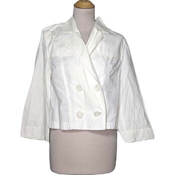 Vêtements Femme Vestes Phildar veste mi-saison  40 - T3 - L Blanc Blanc