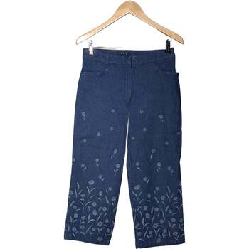 Vêtements Femme Pantalons 1.2.3 pantalon droit femme  40 - T3 - L Bleu Bleu