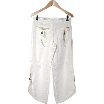 Vêtements Femme Pantalons Terre De Marins 38 - T2 - M Blanc