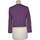 Vêtements Femme Gilets / Cardigans 1.2.3 gilet femme  40 - T3 - L Violet Violet
