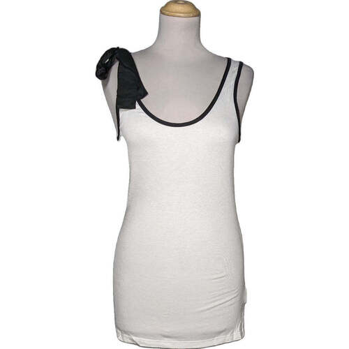 Vêtements Femme Débardeurs / T-shirts sans manche Etam débardeur  40 - T3 - L Blanc Blanc