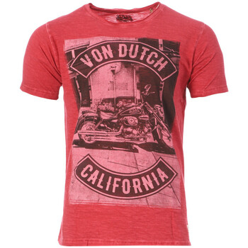 Vêtements Homme T-shirts manches courtes Von Dutch VD/TRC/MOTO Rouge