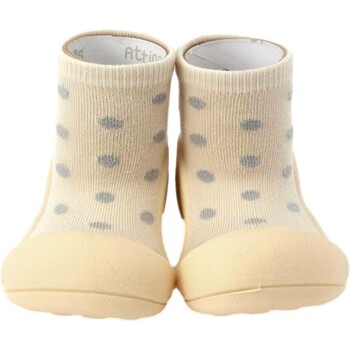 Chaussures Enfant Bottes Attipas PRIMEROS PASOS   DOT DOT SPARKLE WHITE DOT03 Blanc