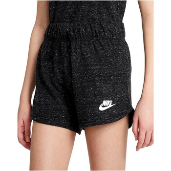 Vêtements Fille Pantalons de survêtement Nike PANTALON CORTO NIA NEGRO  SPORTSWEAR DA1388 Noir