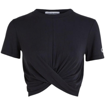 Vêtements Femme T-shirts & Polos Calvin Klein Jeans T shirt  Ref 60257 BEH Noir Noir