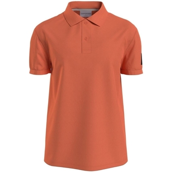 Vêtements Homme T-shirts & Polos Calvin Klein Jeans Polo manches courtes homme Calvin Klein Ref 60386 Orange