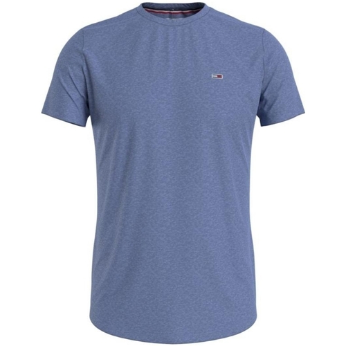 Vêtements Homme T-shirts & Polos Tommy Jeans T Shirt homme  Ref 60298 Bleu Bleu