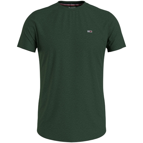 Vêtements Homme T-shirts & Polos Tommy Jeans T Shirt homme  Ref 60268 Vert Vert