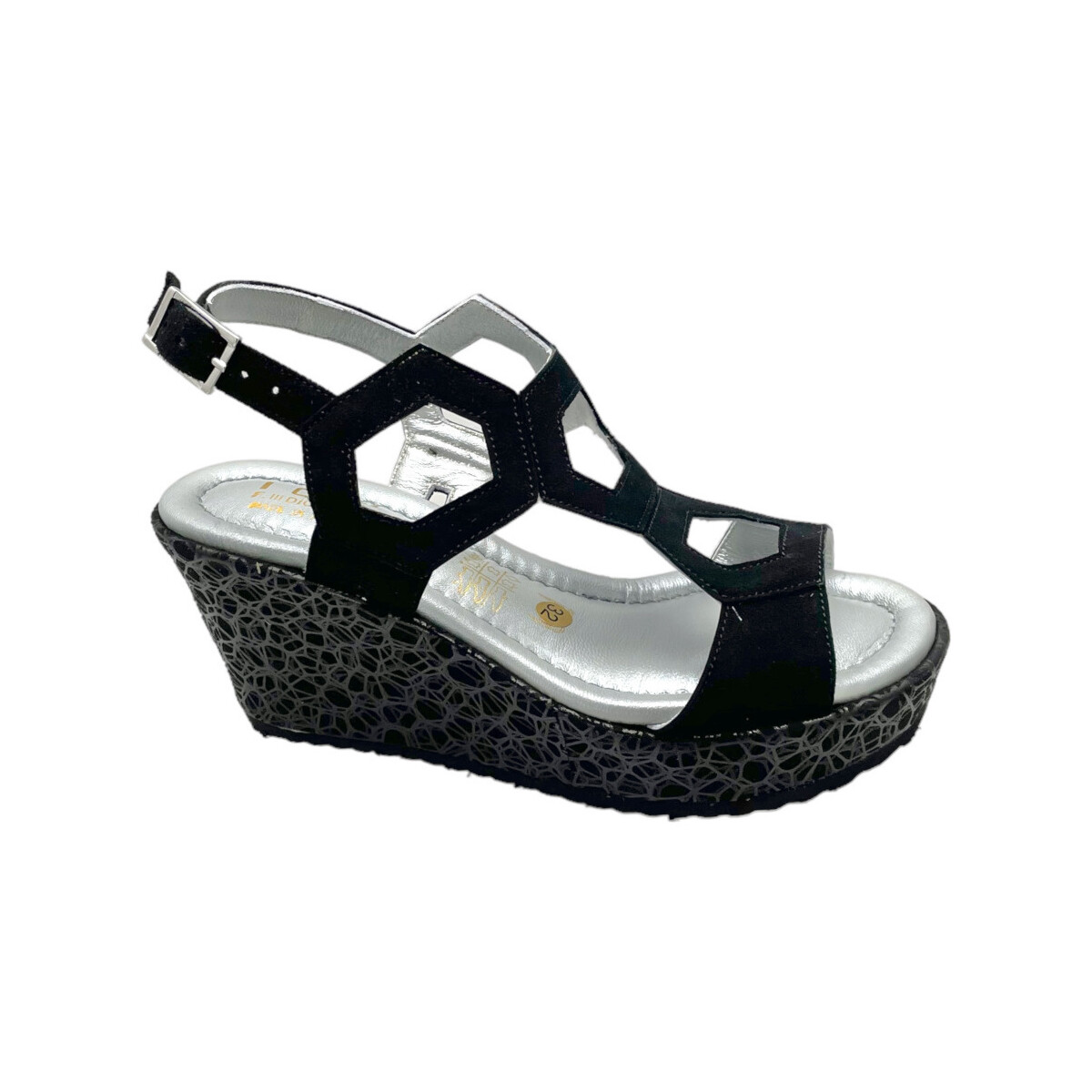 Chaussures Femme Sandales et Nu-pieds Shoes4Me SHO2376ne Noir