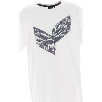Vêtements Garçon T-shirts manches courtes Kaporal Pepa tee shirt mc white jr Blanc