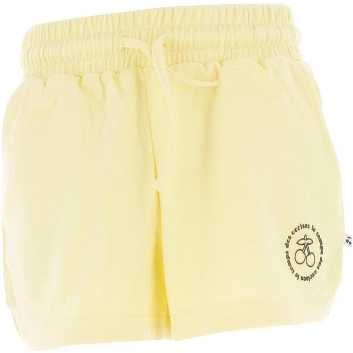 Vêtements Fille Shorts / Bermudas Le Temps des Cerises Slagi lemon short girl Jaune