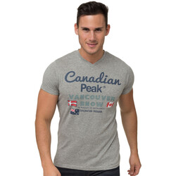 Vêtements footwear-accessories T-shirts manches courtes Canadian Peak T-shirt manches courtes JECHELONMEN Gris