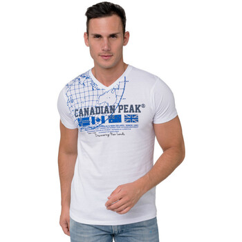 Vêtements Homme T-shirts manches courtes Canadian Peak T-shirt optic manches courtes JOBIASMEN Gris