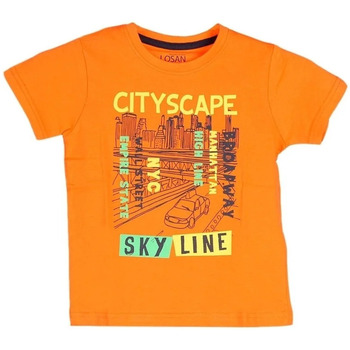 Vêtements Enfant T-shirts manches courtes Losan CAMISETA CITY Orange
