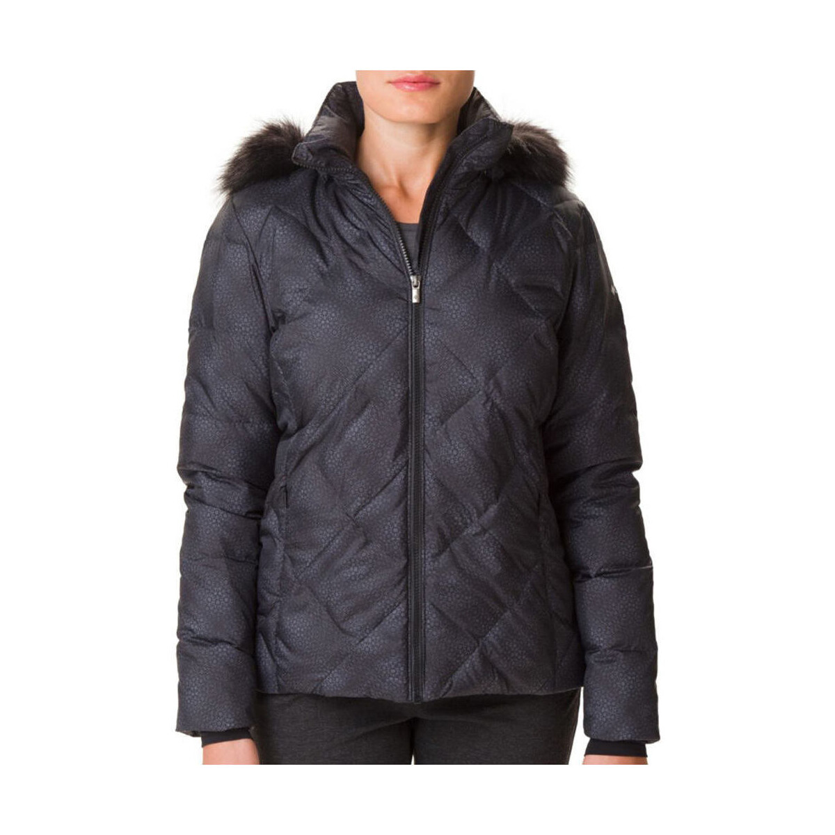 Vêtements Femme Оригинальная ветровка от fila black line jacket big logo Icy Heights II Down Jacket Noir