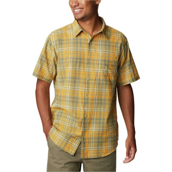 Vêtements Homme Chemises manches longues Columbia Under Exposure YD Short Sleeve Shirt Vert