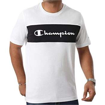 Vêtements Homme Polos manches courtes Champion block T-shirt Blanc