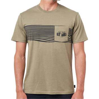 Vêtements Homme Obey Eyes Of 2 Ανδρικό T-Shirt Rip Curl THE POUNCHER SS TEE Vert