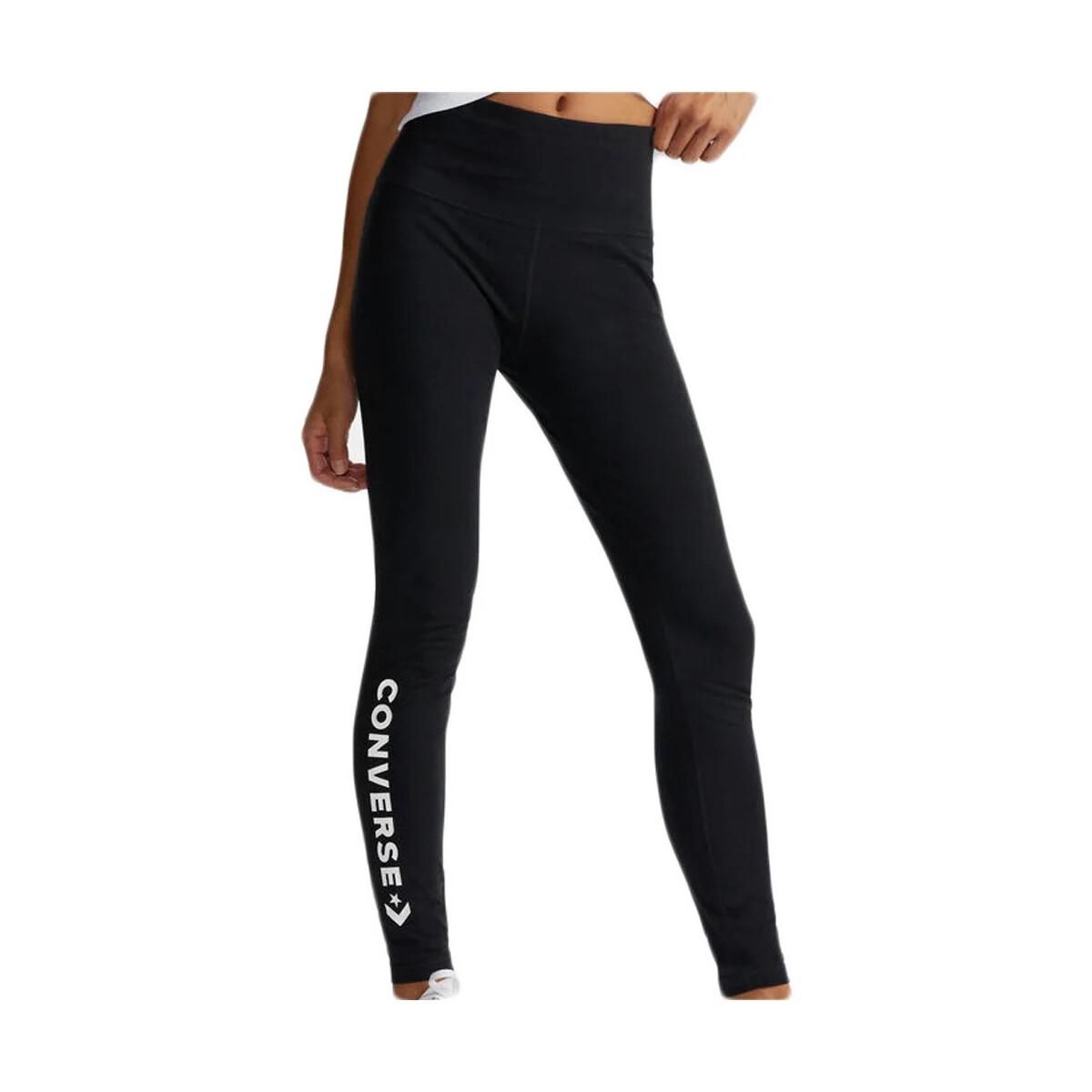 Vêtements Femme Pantalons de survêtement Converse WORDMARK LEGGING Noir