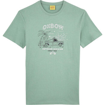 Vêtements Homme T-shirts manches courtes Oxbow P1TROKE tee shirt Vert