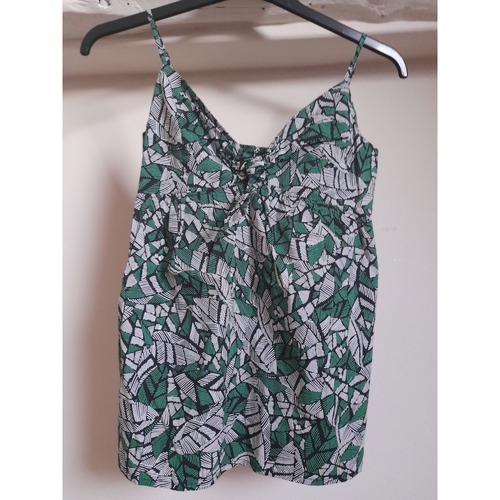Vêtements Femme Tops / Blouses Promod Top imprimé Batik Vert