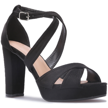 Chaussures Femme Sandales et Nu-pieds La Modeuse 66508_P154671 Noir