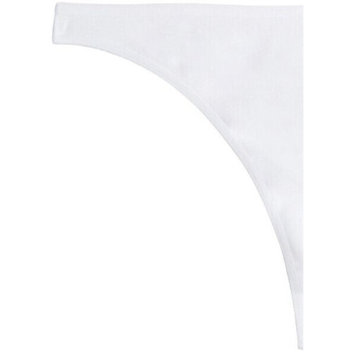 Sous-vêtements Femme Strings Voir toutes nos exclusivités String coton bio - Blanc Blanc