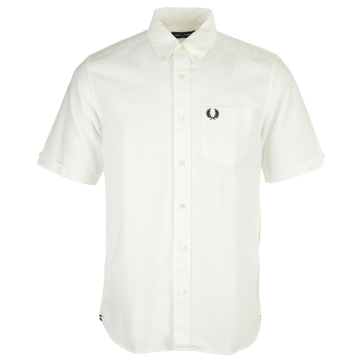 Vêtements Homme Chemises manches longues Fred Perry Oxford Blanc