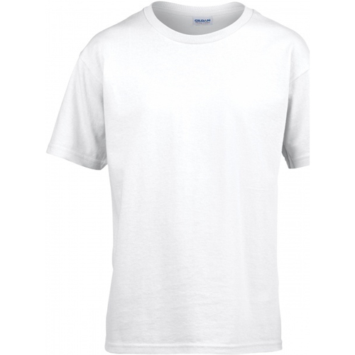 Vêtements Homme T-shirts manches longues Gildan  Blanc
