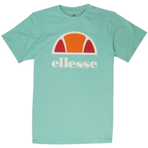 Vêtements Homme long-sleeved shirt with concealed button closure in print viscose twill Ellesse ECRILLO TEE Vert