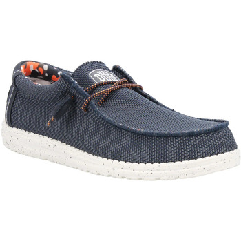 Chaussures Homme Chaussures bateau Hey Dude WALLY SOX STITCH BLUE Bleu