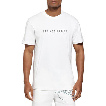 Vêtements Homme Sandales et Nu-pieds Bikkembergs Tshirt  blanc - C411425M4349 A01 Blanc