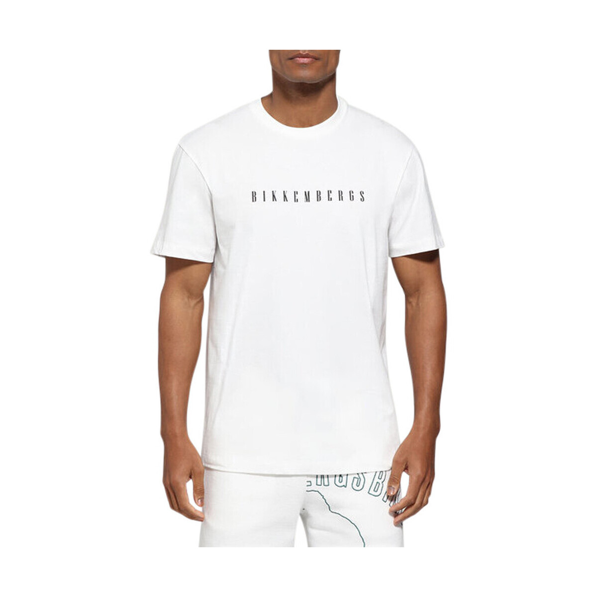 Vêtements Homme T-shirts & Polos Bikkembergs Tshirt  blanc - C411425M4349 A01 Blanc