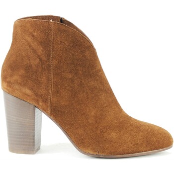 Chaussures Femme Boots Anima boots velours camel Marron