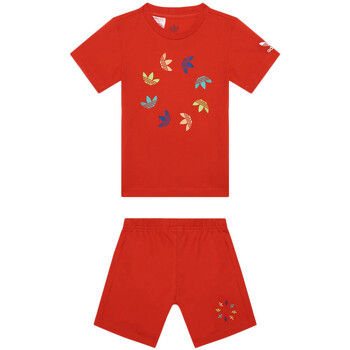 Vêtements Enfant Ensembles enfant adidas boost Originals HE6853 Rouge