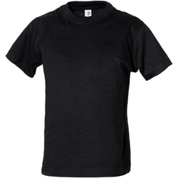 Vêtements Enfant T-shirts manches longues Tee Jays  Noir