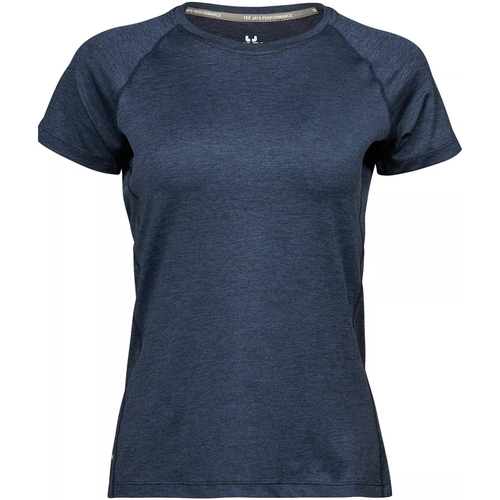 Vêtements sleeve T-shirts manches longues Tee Jays PC5232 Bleu