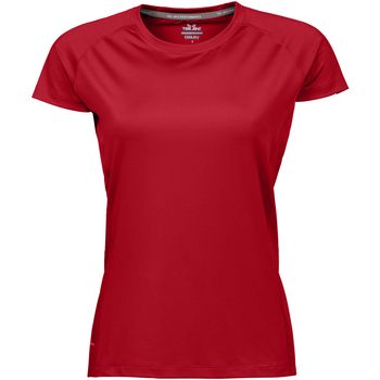 Vêtements sleeve T-shirts manches longues Tee Jays PC5232 Rouge