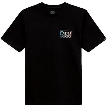 Vêtements Garçon T-shirts manches courtes Vans CAMISETA NIO  GLOBAL STACK-B VN0009B1BLK Noir