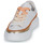 Shoes Women Low top trainers JB Martin FLEUR Veal / White / Orange