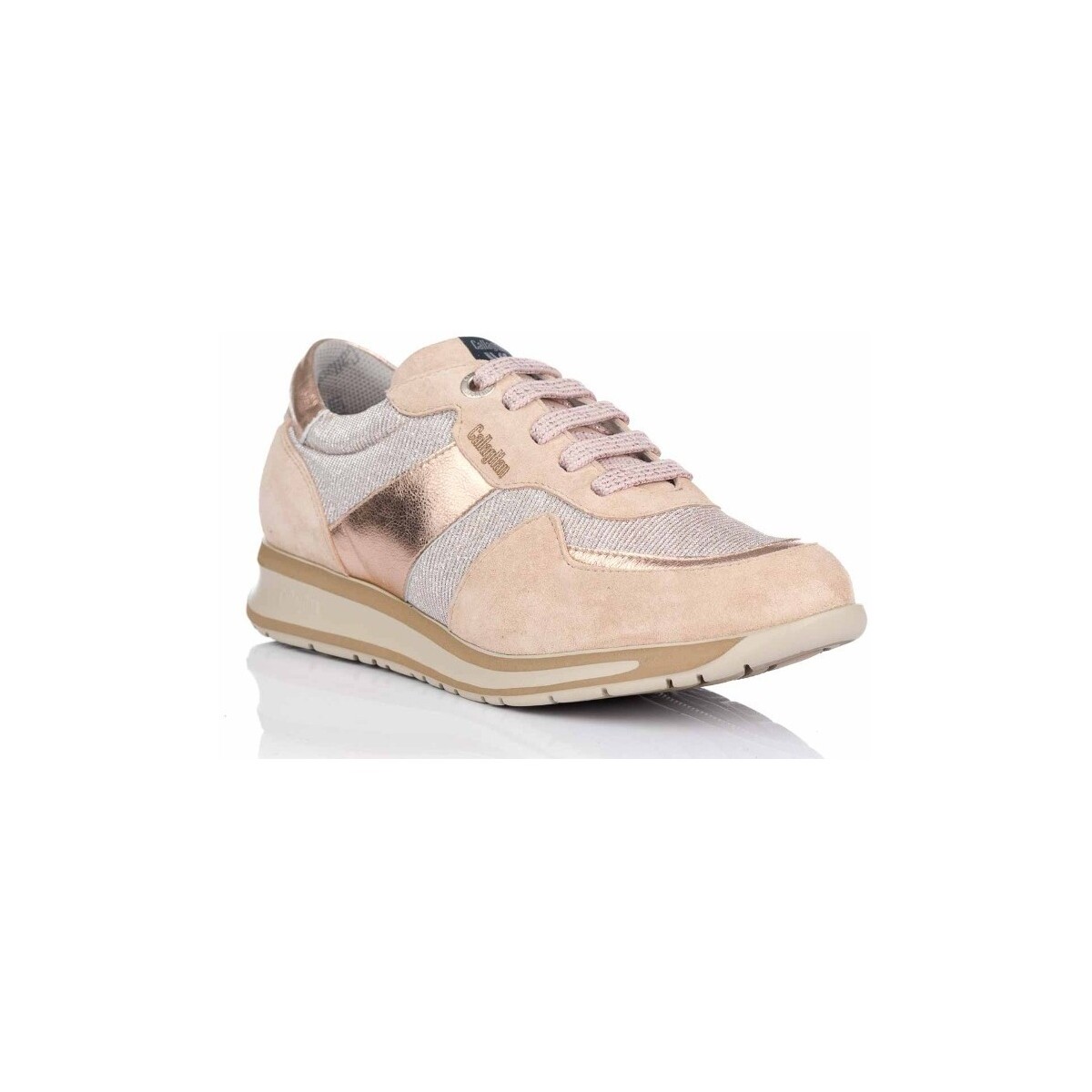 Chaussures Femme Baskets basses CallagHan 87199 Rose