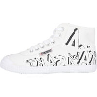 Chaussures Baskets mode Kawasaki Graffiti Canvas Boot K202415-ES 1002 White Blanc